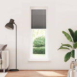 Vidaxl plissé rolgordijn 60x200 cm stofbreedte 59,4 cm antraciet
