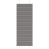 Vidaxl plissé rolgordijn 70x200 cm stofbreedte 69,4 cm antraciet