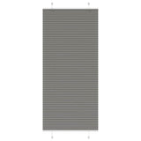 Vidaxl plissé rolgordijn 85x200 cm stofbreedte 84,4 cm antraciet
