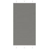 Vidaxl plissé rolgordijn 105x200 cm stofbreedte 104,4 cm antraciet