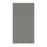 Vidaxl plissé rolgordijn 110x200 cm stofbreedte 109,4 cm antraciet