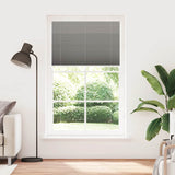 Vidaxl plissé rolgordijn 115x200 cm stofbreedte 114,4 cm antraciet