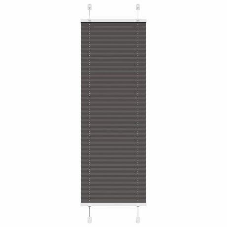 Vidaxl plissé rolgordijn 50x100 cm stofbreedte 49,4 cm polyester zwart
