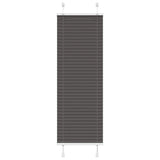 Vidaxl plissé rolgordijn 40x150 cm stofbreedte 39,4 cm polyester zwart