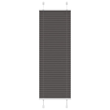 Vidaxl plissé rolgordijn 40x150 cm stofbreedte 39,4 cm polyester zwart