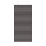 Vidaxl plissé rolgordijn 65x150 cm stofbreedte 64,4 cm polyester zwart