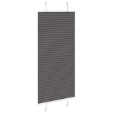 Vidaxl plissé rolgordijn 65x150 cm stofbreedte 64,4 cm polyester zwart