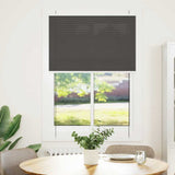 Vidaxl plissé rolgordijn 95x150 cm stofbreedte 94,4 cm polyester zwart