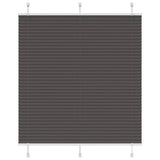 Vidaxl plissé rolgordijn 115x150cm stofbreedte 114,4cm polyester zwart