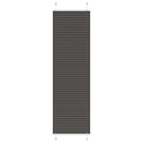 Vidaxl plissé rolgordijn 60x200 cm stofbreedte 59,4 cm polyester zwart