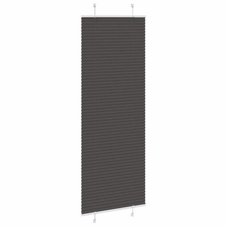 Vidaxl plissé rolgordijn 70x200 cm stofbreedte 69,4 cm polyester zwart