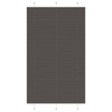Vidaxl plissé rolgordijn 115x200cm stofbreedte 114,4cm polyester zwart
