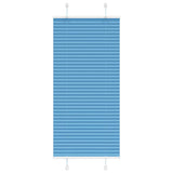 Vidaxl plissé rolgordijn 60x100 cm stofbreedte 59,4 cm polyester blauw