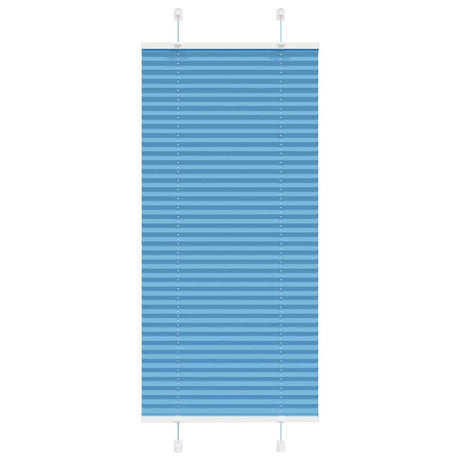 Vidaxl plissé rolgordijn 60x100 cm stofbreedte 59,4 cm polyester blauw