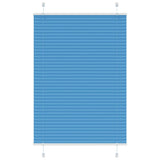 Vidaxl plissé rolgordijn 90x100 cm stofbreedte 89,4 cm polyester blauw