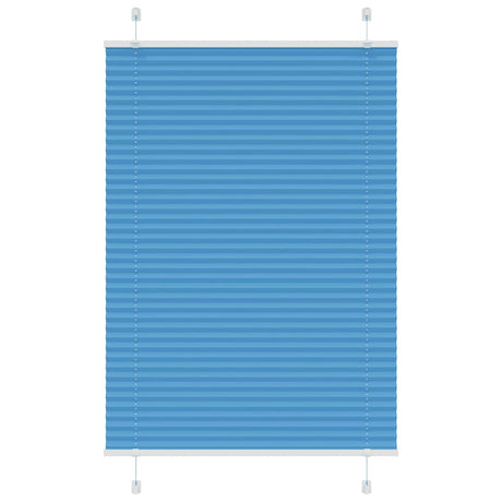 Vidaxl plissé rolgordijn 90x100 cm stofbreedte 89,4 cm polyester blauw