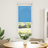 Vidaxl plissé rolgordijn 50x150 cm stofbreedte 49,4 cm polyester blauw