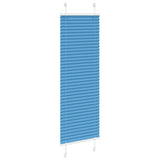 Vidaxl plissé rolgordijn 50x150 cm stofbreedte 49,4 cm polyester blauw