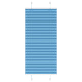 Vidaxl plissé rolgordijn 60x150 cm stofbreedte 59,4 cm polyester blauw