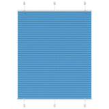 Vidaxl plissé rolgordijn 110x150cm stofbreedte 109,4cm polyester blauw