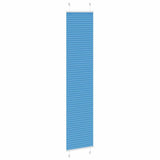 Vidaxl plissé rolgordijn 45x200 cm stofbreedte 44,4 cm polyester blauw