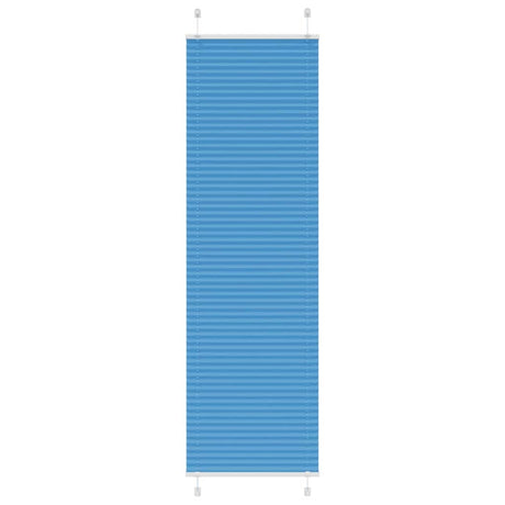 Vidaxl plissé rolgordijn 65x200 cm stofbreedte 64,4 cm polyester blauw