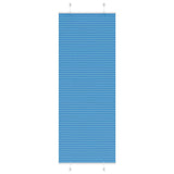 Vidaxl plissé rolgordijn 70x200 cm stofbreedte 69,4 cm polyester blauw