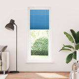 Vidaxl plissé rolgordijn 70x200 cm stofbreedte 69,4 cm polyester blauw