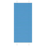 Vidaxl plissé rolgordijn 90x200 cm stofbreedte 89,4 cm polyester blauw