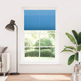 Vidaxl plissé rolgordijn 120x200cm stofbreedte 119,4cm polyester blauw