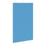Vidaxl plissé rolgordijn 120x200cm stofbreedte 119,4cm polyester blauw