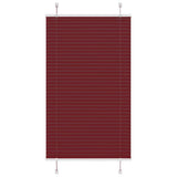 Vidaxl plissé rolgordijn 70x100 cm stofbreedte 69,4 cm bordeauxrood