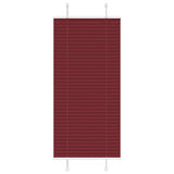 Vidaxl plissé rolgordijn 60x150 cm stofbreedte 59,4 cm bordeauxrood