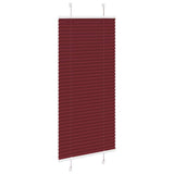 Vidaxl plissé rolgordijn 60x150 cm stofbreedte 59,4 cm bordeauxrood
