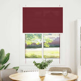 Vidaxl plissé rolgordijn 85x150 cm stofbreedte 84,4 cm bordeauxrood