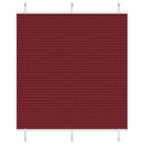 Vidaxl plissé rolgordijn 115x150cm stofbreedte 114,4cm bordeauxrood