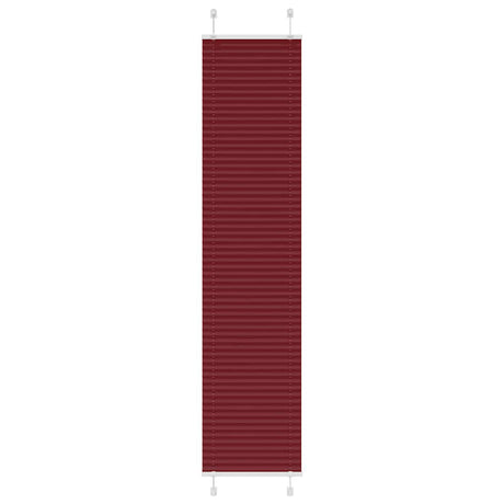 Vidaxl plissé rolgordijn 45x200 cm stofbreedte 44,4 cm bordeauxrood