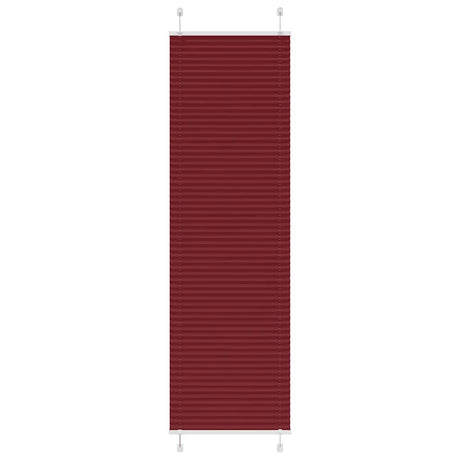 Vidaxl plissé rolgordijn 65x200 cm stofbreedte 64,4 cm bordeauxrood