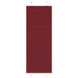 Vidaxl plissé rolgordijn 75x200 cm stofbreedte 74,4 cm bordeauxrood