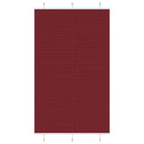 Vidaxl plissé rolgordijn 115x200cm stofbreedte 114,4cm bordeauxrood