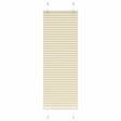 Vidaxl plissé rolgordijn 40x100 cm stofbreedte 39,4 cm polyester crème