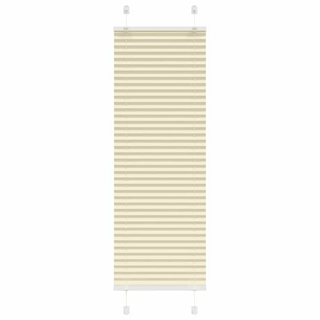 Vidaxl plissé rolgordijn 50x150 cm stofbreedte 49,4 cm polyester crème