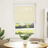 Vidaxl plissé rolgordijn 80x150 cm stofbreedte 79,4 cm polyester crème