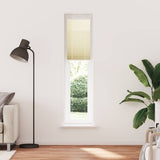 Vidaxl plissé rolgordijn 45x200 cm stofbreedte 44,4 cm polyester crème