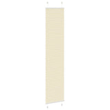 Vidaxl plissé rolgordijn 45x200 cm stofbreedte 44,4 cm polyester crème