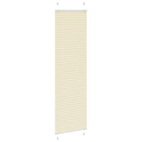 Vidaxl plissé rolgordijn 60x200 cm stofbreedte 59,4 cm polyester crème