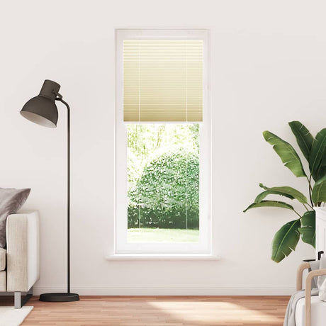 Vidaxl plissé rolgordijn 70x200 cm stofbreedte 69,4 cm polyester crème