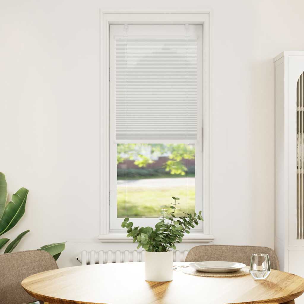 Vidaxl plissé rolgordijn 45x100 cm stofbreedte 44,4 cm lichtgrijs