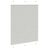 Vidaxl plissé rolgordijn 110x100 cm stofbreedte 109,4 cm polyester