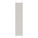 Vidaxl plissé rolgordijn 50x200 cm stofbreedte 49,4 cm polyester